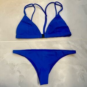 Fella Blue Triangle Bikini Set